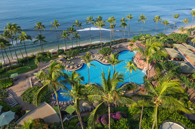 Hyatt Regency Maui pool and beach