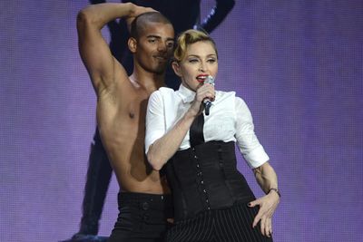 Madonna's back-up dancer Brahim Zaibat is 29 years her junior, but they seem to be making it work!<br/><br/>Images: Getty