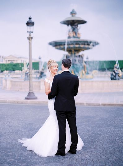 My Wedding Day Paris bride Lisa