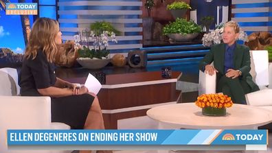 Ellen DeGeneres talks to TODAY's Savannah Guthrie