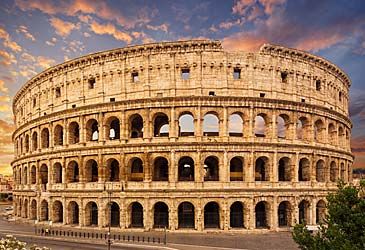 In which century was Rome's Colosseum built?