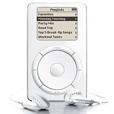 Apple iPod (supplied)