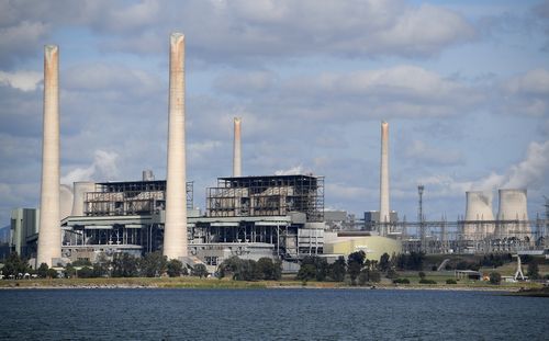 An AEMO report said the future of energy is renewable, but warned against the early retirement of coal plants, such as the Liddell power plant in the NSW Hunter Valley. Picture: AAP.