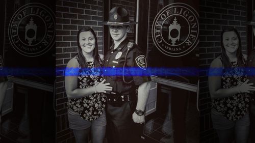 Ligonier police officer Ethan Kiser and wife Sharon were killed in a car crash on an icy road in Indiana.