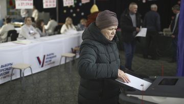Russians vote in Russia&#x27;s 2024 presidential election