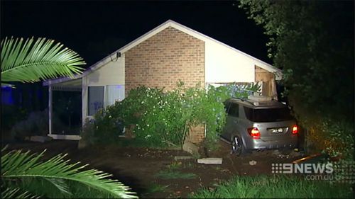 Young Victorian family escape death after alleged drink-driver smashes through their bedroom 