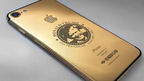 Luxury store selling $209,000 gold-plated iPhone engraved with Donald Trump’s face