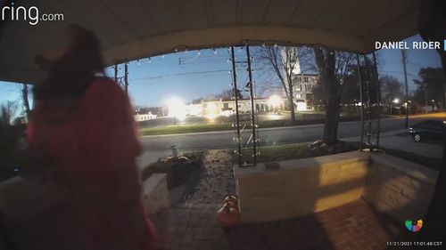 Footage from a home doorbell captures the alleged Waukesha murderer moments after he allegedly crashed into a Christmas parade that killed five people.