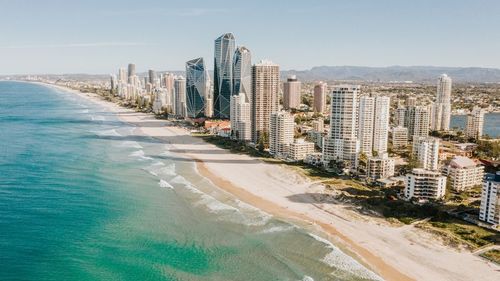 Public holiday goers are leaving Brisbane in droves, causing delays on highways towards the Sunshine Coast and the Gold Coast.