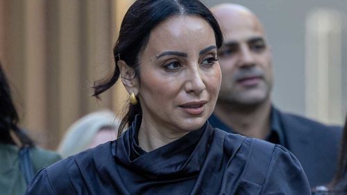 Gazeteci Antoinette Lattouf Federal Mahkeme'ye geliyor.
