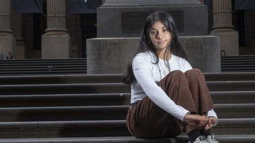 Photo of Anjali Sharma, climate activist in Melbourne