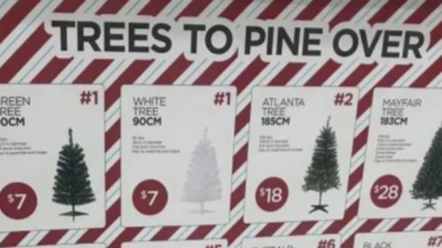 The renamed trees have outraged customers online. 