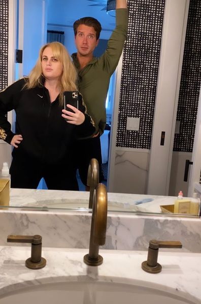 Rebel Wilson and Jacob Busch