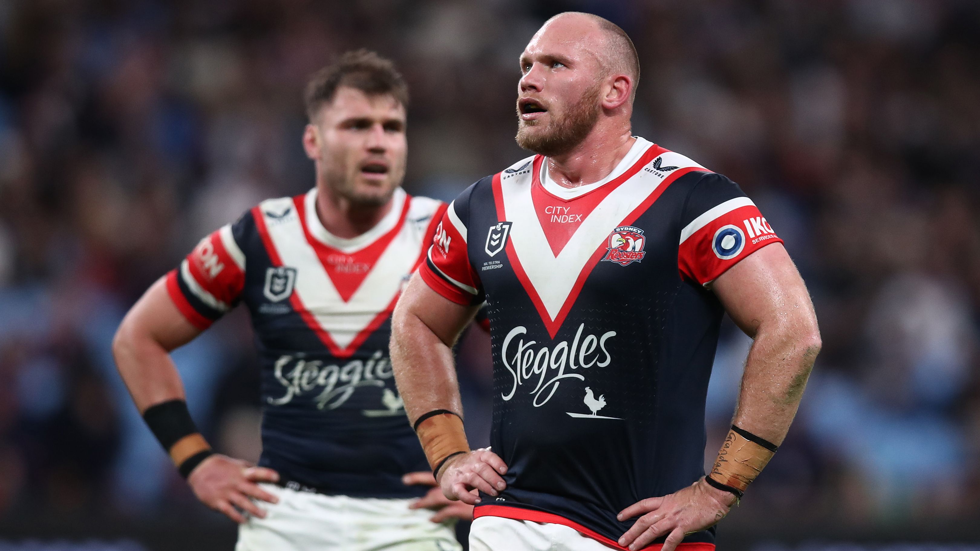 Matt Lodge of the Roosters.