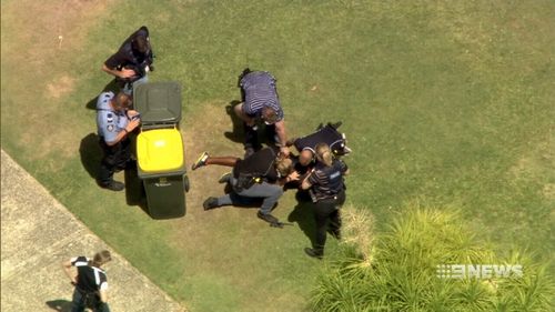 The offender fled and led police on a two hour manhunt. (9NEWS)