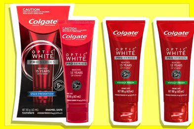 9PR: Colgate Optic White Pro Series Vividly Fresh Teeth Whitening Toothpaste, 80g and Colgate Optic White Pro Series Stain Prevention Teeth Whitening Toothpaste, 80g