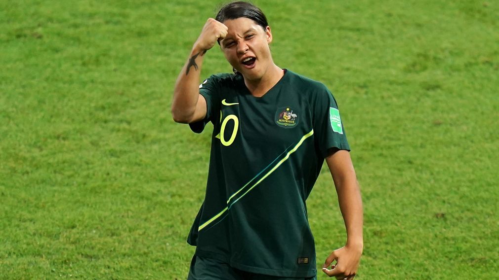 Matildas overcome Jamaica with four Sam Kerr goals in crucial World Cup match