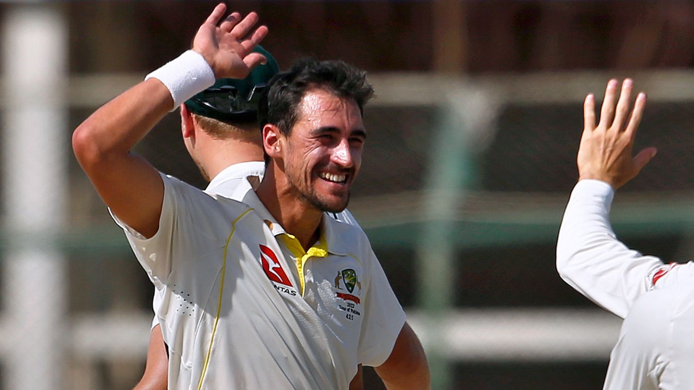 Mitchell Starc, Mitchell Swepson spearhead rampaging Aussies on dramatic third day of Pakistan Test