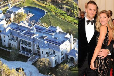 <b>Super-flash feature</b>: A moat <br/><br/>With a moat fit for catwalk royalty, Gisele Bundchen and buff hubby Tom Brady found their castle-like crib the perfect escape from those pesky paps... that is, till they sold it for $20 mill. <br/><br/>We'll be disappointed if the runway queen's next place isn't a fortress too.