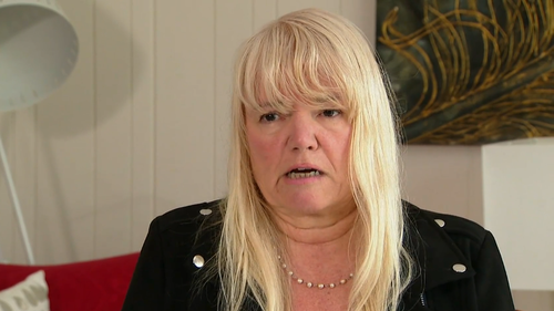 Mandy Lumb claims her poodle, Dougal, sustained critical injuries while protecting her from two staffies that entered her yard on Saturday night.