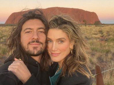 Delta Goodrem and Matthew Copley