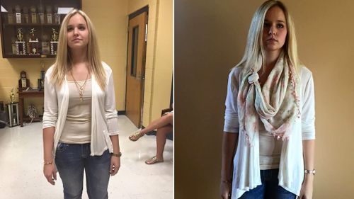 Kentucky student sent home because exposed shoulders 'might distract male classmates'