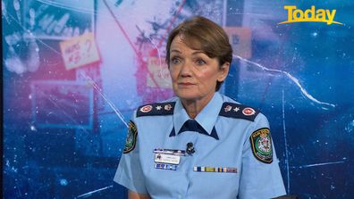 Karl Stefanovic NSW Police Commissioner Karen Webb