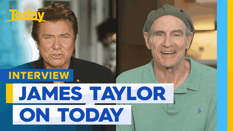 James Taylor catches up with Today | Nine.com.au