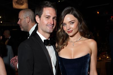 Evan Spiegel and Miranda Kerr