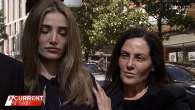 Property developer Jean Nassif's daughter Ashlyn and her mother.