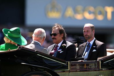 Queen Camilla, King Charles III, Prince Saud bin Khalid Al-Saud and the Prince of Wales 