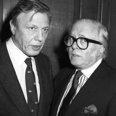David supported and Richard Attenborough at the 1987 premiere of his film Cry Freedom.
