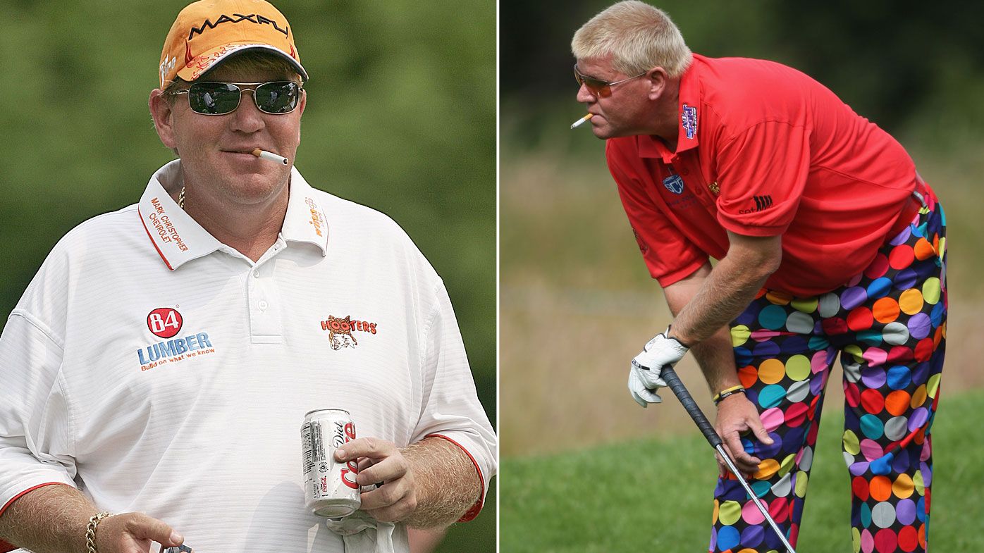 Jon Daly famously drinks Coca-Cola and smokes during his rounds of golf