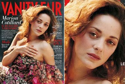 The Oscar winner posed makeup-free for <i>Vanity Fair Italia</i>, September 2010.