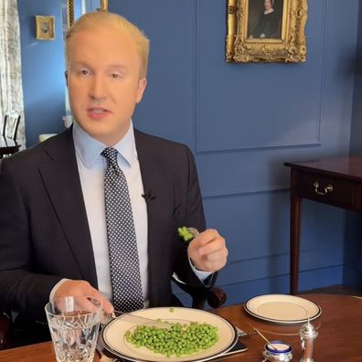 Etiquette expert William Hanson shares how to eat peas properly