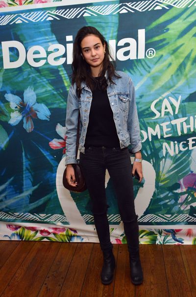 <p>Decked out in denim for the Kari Feinstein's Music Festival in Hollywood, April 2015.</p>