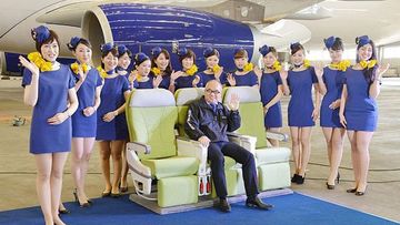 A new miniskirt stewardess uniform for a Japanese airline that 'barely covers' female airline staff has been condemned by cabin crew union. (Getty)