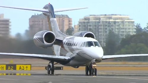 Prince Edward arrives in Adelaide. (9NEWS)