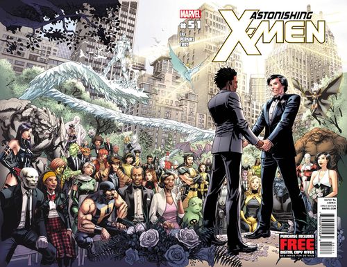 This comic book cover image released by Marvel shows Astonishing X-Men No 51. (AAP)