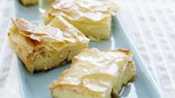 Greek custard pastries