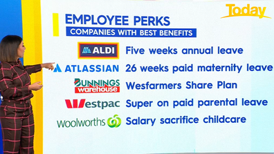 Companies with best benefits.