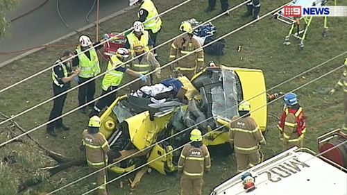 Man in stable condition after car crashes into tree in Melbourne’s north-west