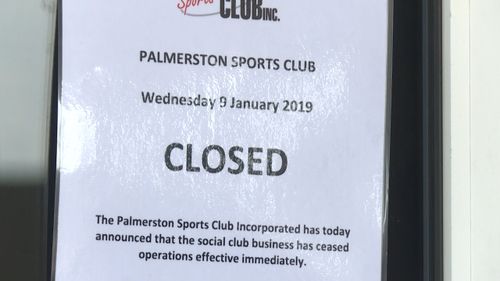 Darwin Palmerston Sports Club closure