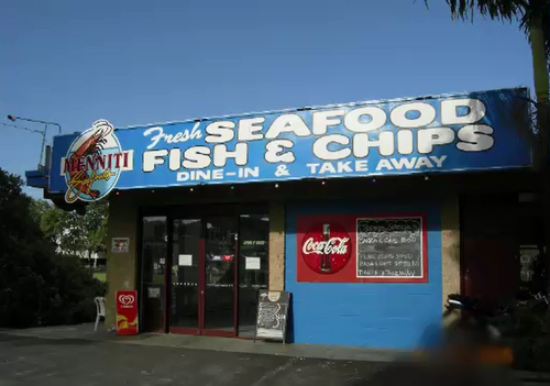 The fish and chip shop at the centre of the feud.