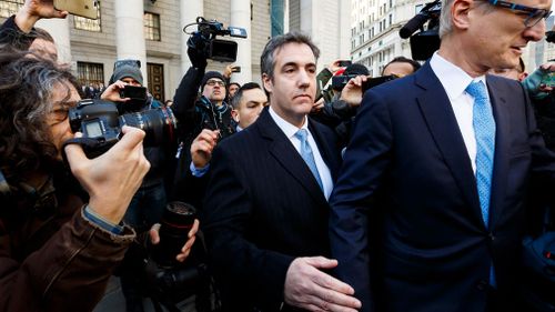 In August, Cohen pleaded guilty to other federal charges involving his taxi businesses, bank fraud and his campaign work for Donald Trump.