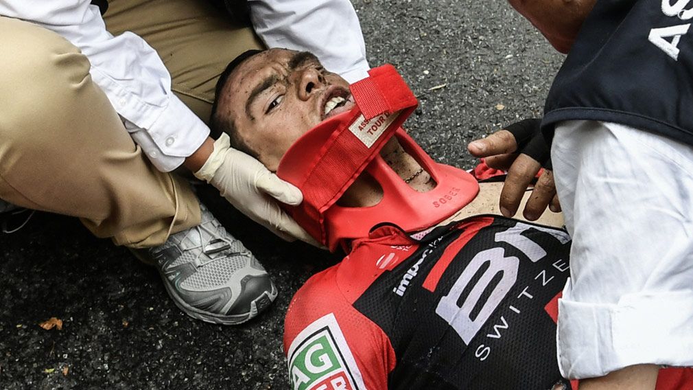 Stricken Richie Porte relieved not to be worse off after Tour de France crash