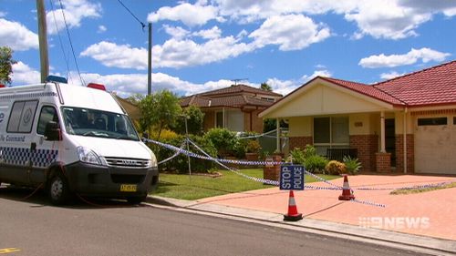 He is accused of  murdering his grandmother in a frenzied stabbing attack at her Penrith South home. 