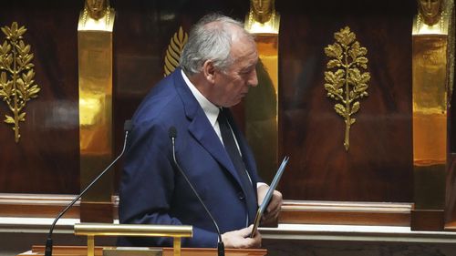 Fransız Başbakan François Bayrou, Paris'teki Ulusal Meclis'te güven oylamasından önce konuşma yaptı.
