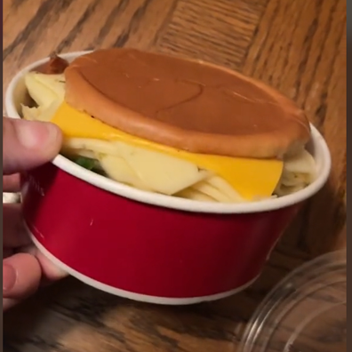 Another glitch on DoorDash resulted in a woman getting ten slices of cheese on her Chick-Fil-A sandwhich.