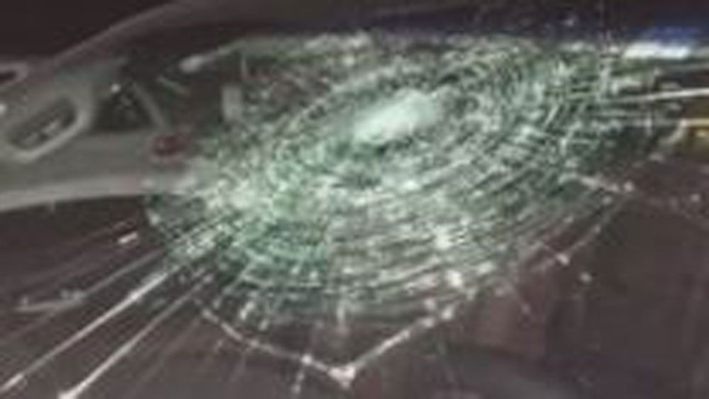 Baseballer smashes own windscreen with home run blast